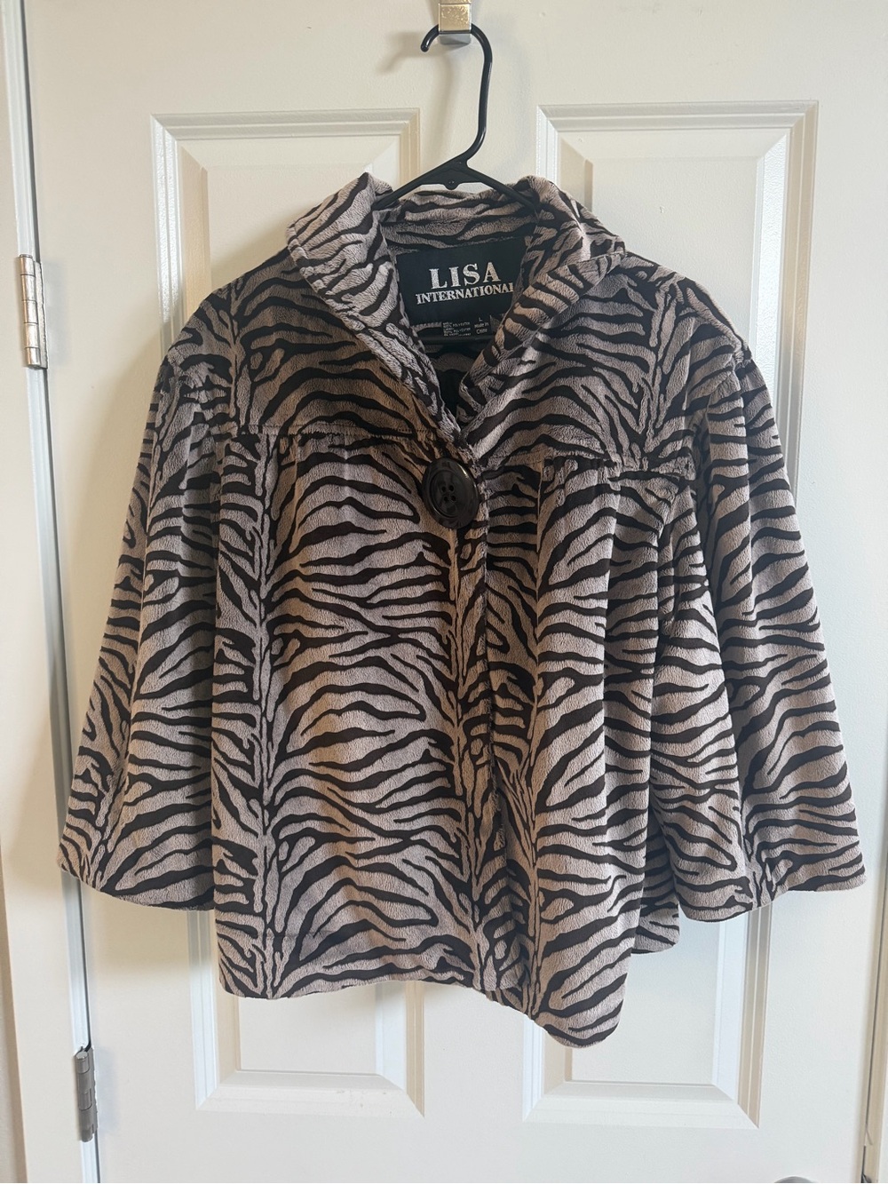 Vintage Lisa International velvet jacket